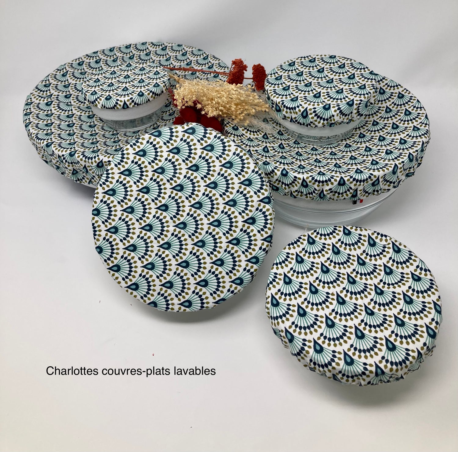 Couvre plats réutilisables