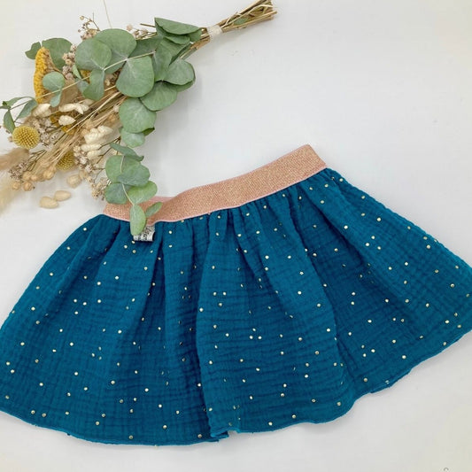 jupe bébé gaze de coton